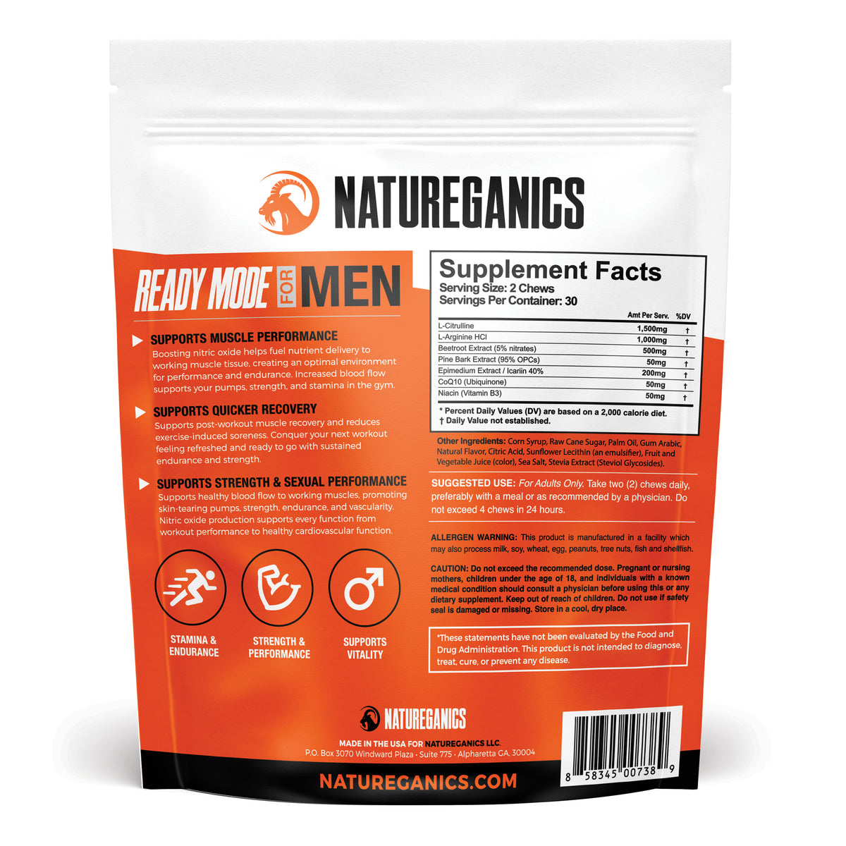 Ready Mode™ Chews - Advanced Nitric Oxide Support